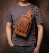 Load image into Gallery viewer, Erling Leather Sling Bag | Crossbody Leather Pack
