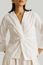 Load image into Gallery viewer, Front Twist Top in White
