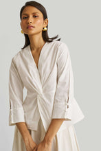 Load image into Gallery viewer, Front Twist Top in White