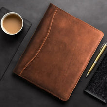 Load image into Gallery viewer, Falit Leather Folio | Handmade Leather Padfolio