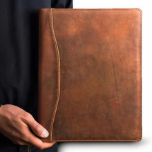 Load image into Gallery viewer, Falit Leather Folio | Handmade Leather Padfolio