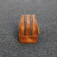 Load image into Gallery viewer, The Nomad Toiletry Bag | Genuine Leather Travel Toiletry Bag
