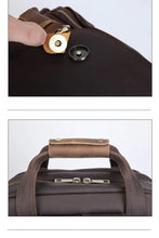 Load image into Gallery viewer, The Gaetano | Large Leather Backpack Camera Bag with Tripod Holder