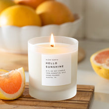 Load image into Gallery viewer, Hello Sunshine - Signature Candle (Grapefruit + Geranium + Lime)