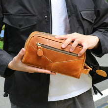 Load image into Gallery viewer, The Nomad Toiletry Bag | Genuine Leather Travel Toiletry Bag