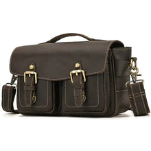 Load image into Gallery viewer, The Faust Leather Camera Bag | Crossbody Vintage Camera Messenger Bag