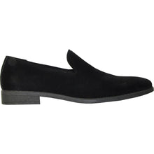 Load image into Gallery viewer, "Chelsea" Black Suede Tuxedo Shoes