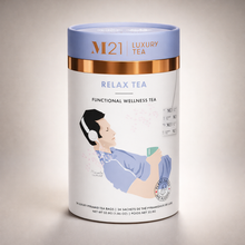 Load image into Gallery viewer, Relax Luxury Herbal tea - 24ct Canister