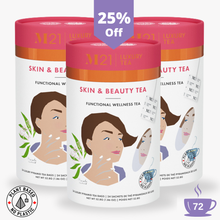 Load image into Gallery viewer, Skin and Beauty Luxury herbal tea - 24ct Canister