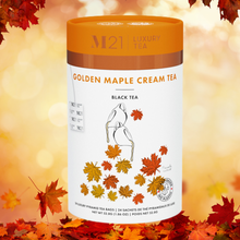 Load image into Gallery viewer, Maple Golden Cream Luxury Tea - 24ct Canister