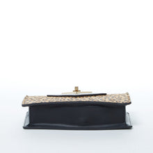 Load image into Gallery viewer, Mini Crossbody Bag Small Leather Leopard Black Purse Wristlet Women's Handbag