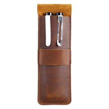 Load image into Gallery viewer, Paiman Leather Pen Holder | Handmade Leather Fountain Pen Pouch