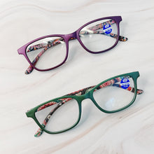Load image into Gallery viewer, Paisley In Color Blue Light Reading Glasses