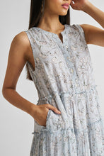 Load image into Gallery viewer, Perfect Resort Maxi Dress in Blue Florals