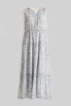 Load image into Gallery viewer, Perfect Resort Maxi Dress in Blue Florals