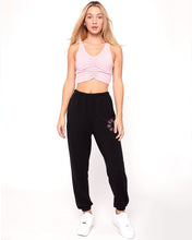 Load image into Gallery viewer, Karma Graphic Viscose Blend Sweatpants
