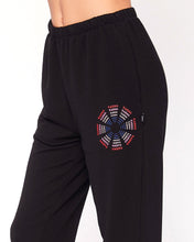 Load image into Gallery viewer, Karma Graphic Viscose Blend Sweatpants