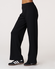 Load image into Gallery viewer, Madison Pintuck Wide Leg Scuba Pant 30"