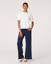 Load image into Gallery viewer, Madison Pintuck Wide Leg Scuba Pant 30"
