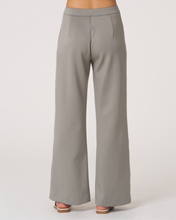 Load image into Gallery viewer, Madison Pintuck Wide Leg Scuba Pant 30"