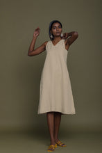 Load image into Gallery viewer, Reading Tea Leaves Dress in Neutral Beige