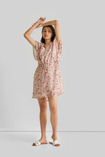 Load image into Gallery viewer, Relaxed Drawstring Floral Dress