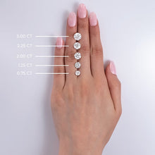 Load image into Gallery viewer, AGI Certified 1.50 CTW Lab Grown Diamond (G/VS) Stud Earrings