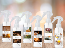 Load image into Gallery viewer, Earthy & Woody Room Spray Collection – Handcrafted Air Fresheners with Forest, Pine, and Natural Wood-Inspired Scents 4oz