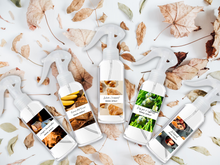 Load image into Gallery viewer, Earthy & Woody Room Spray Collection – Handcrafted Air Fresheners with Forest, Pine, and Natural Wood-Inspired Scents 4oz