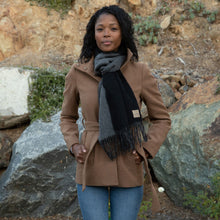 Load image into Gallery viewer, PURPOSEFUL SCARF | BLACK + GRANITE