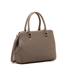Load image into Gallery viewer, Leather Gray Satchel Bag