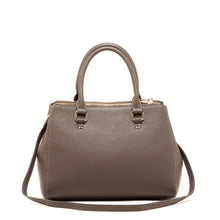 Load image into Gallery viewer, Leather Gray Satchel Bag