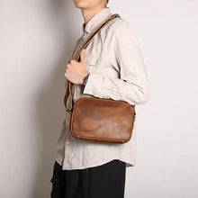 Load image into Gallery viewer, Soren Vintage Leather Crossbody Bag Sling | Versatile and Durable Leather Bag