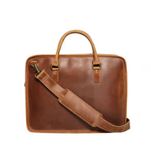 Load image into Gallery viewer, The Hemming Leather Laptop Bag | Vintage Leather Briefcase