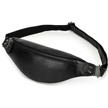 Load image into Gallery viewer, The Walcott Leather Waist Bag | Black Leather Fanny Pack