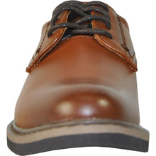 Load image into Gallery viewer, VANGELO Boy VALLO-1PKID Dress Shoe Formal Tuxedo for Prom & Wedding Brown Matte