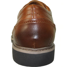 Load image into Gallery viewer, "Vallo-1P" Brown Matte Vangelo Tuxedo Shoes
