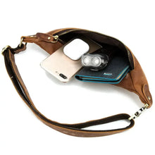 Load image into Gallery viewer, Wagner Leather Waist Bag | Full Grain Leather Fanny Pack