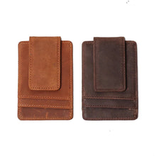 Load image into Gallery viewer, The Walden | Handmade Leather Front Pocket Wallet with Money Clip