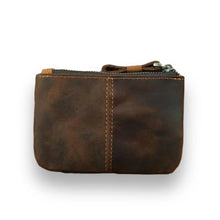 Load image into Gallery viewer, The Cael | Handmade Leather Coin Purse with Zipper