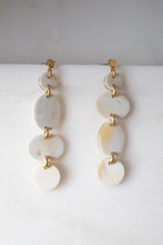 Load image into Gallery viewer, Xinh Xan Asymmetrical Geo Buffalo Horn Dangle Post Earrings