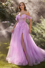 Load image into Gallery viewer, Off The Shoulder A-Line Gown
