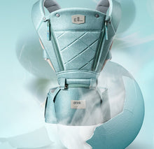 Load image into Gallery viewer, Baby Carrier with Bass Bear Hip Seat for Front Carry