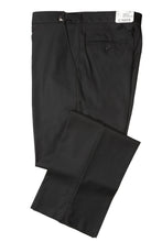 Load image into Gallery viewer, "Anthony" Black Vitale Barberis Italian Wool Tuxedo Pants
