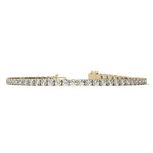 Load image into Gallery viewer, 12.00 CTW Lab Grown Diamond Tennis Bracelet | G/VS AGI Certified | 14kt White or Yellow Gold