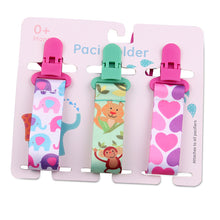 Load image into Gallery viewer, Cartoon Pattern Baby Pacifier Teether Pack of Three