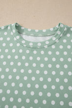 Load image into Gallery viewer, Brown Polka Dot Print Short Set