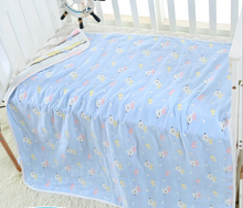 Load image into Gallery viewer, Pure Cotton 6-Layer Baby Bath Towel Blanket, 110cm