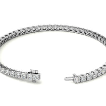 Load image into Gallery viewer, 3.00 CTW AGI Certified Lab-Grown Diamond Tennis Bracelet in 14K Yellow or White Gold – G/VS Clarity