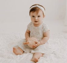 Load image into Gallery viewer, short sleeve twirl dress | bunnies